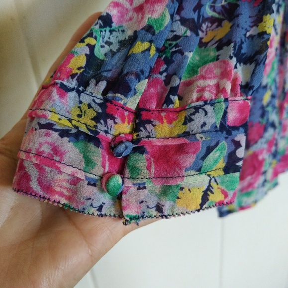 Joie😊 Long Sleeve Floral💐 Blouse - Gently Worn - Picture 6 of 8